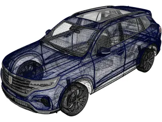 Roewe RX5 Max (2019) 3D Model