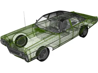 Dodge Polara (1970) 3D Model