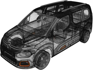 Citroen Berlingo (2019) 3D Model