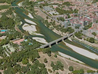 Pavia City, Italy (2021) 3D Model