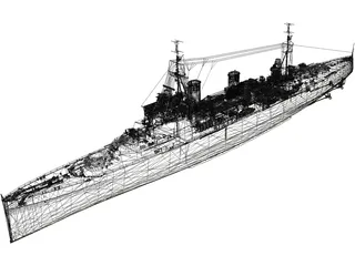 HMS London 3D Model