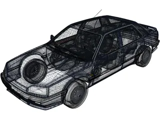 Renault R25 Baccara (1992) 3D Model