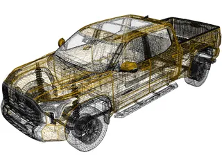 Toyota Tundra SR5 TRD-Offroad (2022) 3D Model