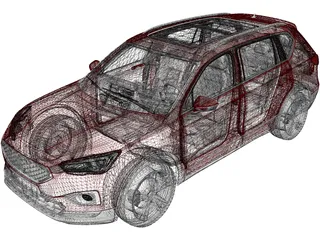 Seat Tarraco Excellence (2021) 3D Model