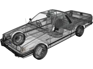 Subaru Brat GL (1981) 3D Model