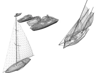 Boats 3D Model