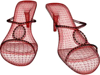 High Heel Shoes 3D Model