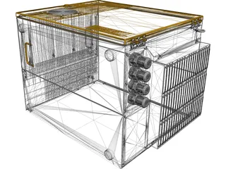 Fanuc Robotics RJ3 A-Size Control Cabinet 3D Model