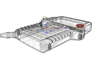 Fanuc Robotics MHE1 Teach Pendant 3D Model