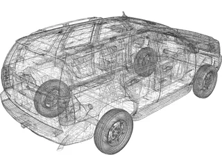 Chevrolet Tahoe (2007) 3D Model