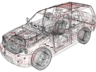 Lincoln Navigator (2004) 3D Model