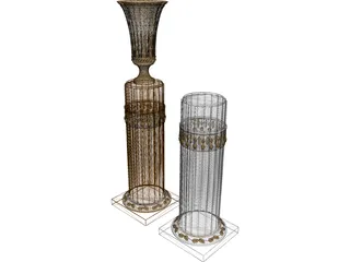Columns 3D Model