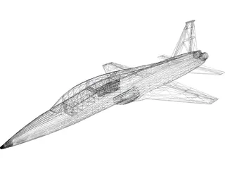 Northrop T-38 Talon 3D Model