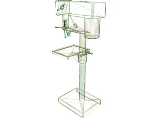 Rockwell Drill Press 3D Model