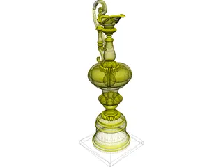 Americas Cup Trophy 3D Model