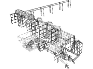 Sugar Factory 3D Model