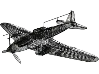 IL-2M Avenger 3D Model