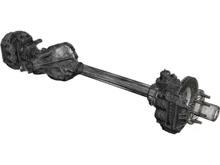 Dana 60 HP Axle 3D Model