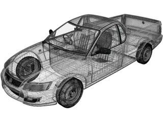 Holden Ute VZ (2004) 3D Model