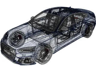 Audi S5 Sportback (2021) 3D Model