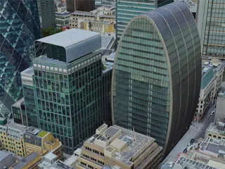 London City, UK (2021) 3D Model