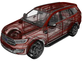 Ford Everest Concept (2013) 3D Model