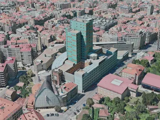 Vigo City, Spain (2021) 3D Model