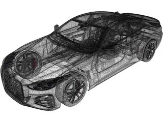 BMW M440i Coupe (2021) 3D Model