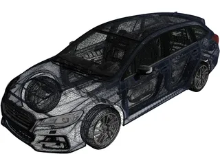 Subaru Levorg GT-S Eyesight (2015) 3D Model
