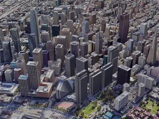 San Francisco City, USA (2022) 3D Model