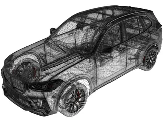 BMW X5M Competition (2020) 3D Model