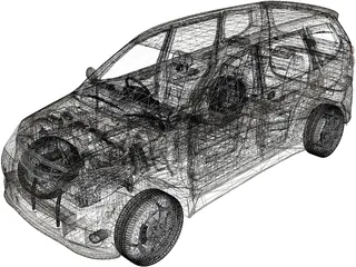 Toyota Avanza (2006) 3D Model