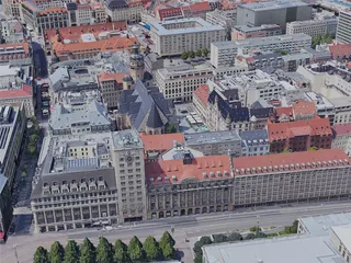 Leipzig City, Germany (2022) 3D Model