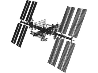 International Space Station 3D Model