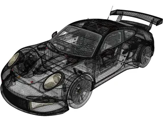 Porsche 911 [991] RSR (2013) 3D Model