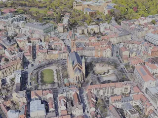 Munich (München) City, Germany (2022) 3D Model