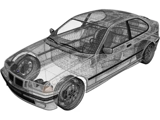 BMW 3-Series Compact [E36] (1994) 3D Model