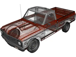 Chevrolet C10 Cheyenne (1971) 3D Model