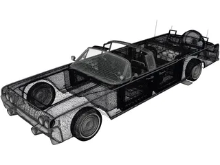 Lincoln Continental (1961) 3D Model