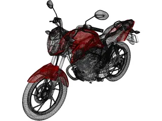 Honda Fan 160 3D Model