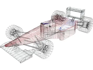 Formula 1 Car 3D Model