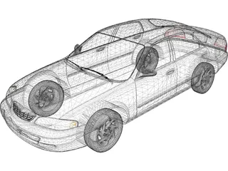 Mazda 626 (1999) 3D Model