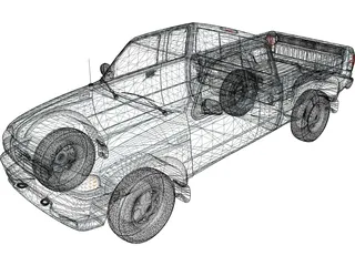 Mazda Pickup (1999) 3D Model