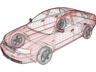 Audi A6 (1999) 3D Model