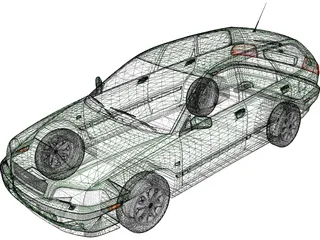 Volvo V40 (2000) 3D Model