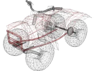 Honda 4Trax (1986) 3D Model