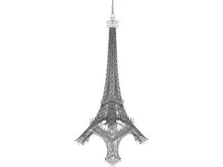 Eiffel Tower 3D Model