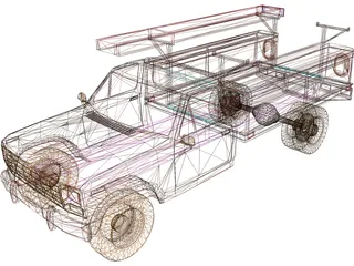 Ford (1980) 3D Model