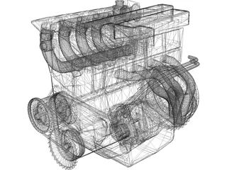 Engine 3D Model