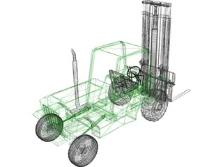 Forklift 3D Model